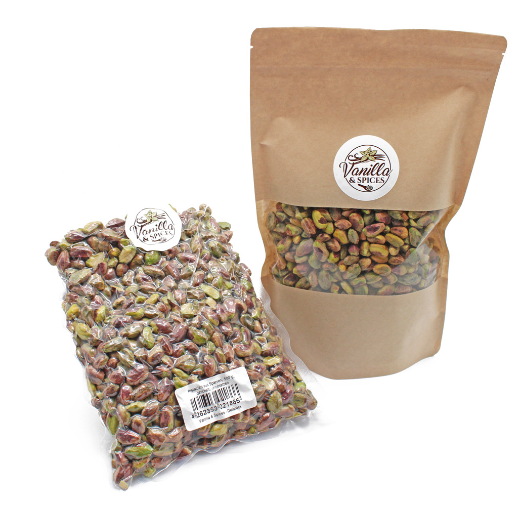 Pistazien aus Spanien, 3 kg, geschält, ungesalzen